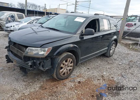 2018 Dodge Journey Se z USA, uszkodzony, nr VIN 3C4PDCAB5JT275467